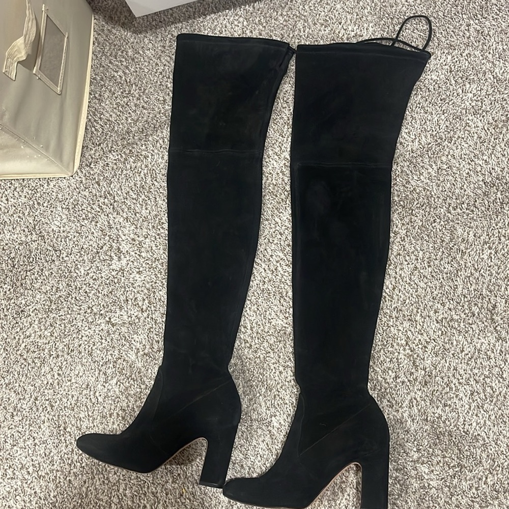 Stuart Weitzman Suede Over-The-Knee Boots